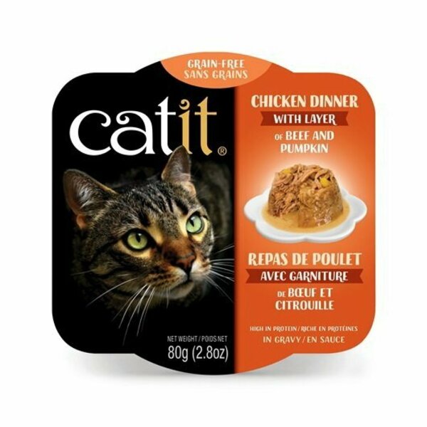 Catit Dinner, Chicken with Beef & Pumpkin 44703